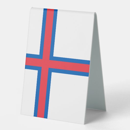 Plaque De Table Drapeau des îles Féroé (Recto)