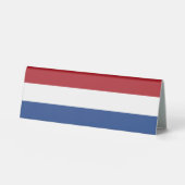 Plaque De Table Drapeau des Pays-Bas (Recto)