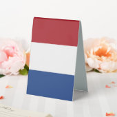 Plaque De Table Drapeau des Pays-Bas (In SItu (Mariage))