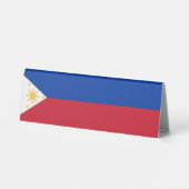 Plaque De Table drapeau des Philippines (Verso)