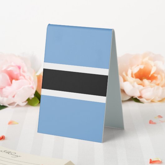 Plaque De Table Drapeau du Botswana (In SItu (Mariage))