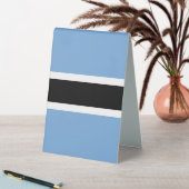 Plaque De Table Drapeau du Botswana (En SItu (Tableau))