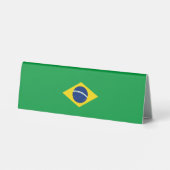 Plaque De Table Drapeau du Brésil (Verso)