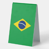 Plaque De Table Drapeau du Brésil (Verso)