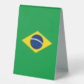 Plaque De Table Drapeau du Brésil (Recto)