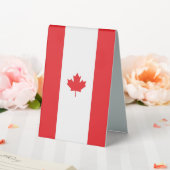 Plaque De Table Drapeau du Canada (In SItu (Mariage))