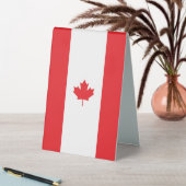 Plaque De Table Drapeau du Canada (En SItu (Tableau))