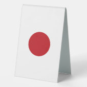 Plaque De Table Drapeau du Japon (Verso)