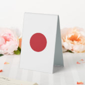 Plaque De Table Drapeau du Japon (In SItu (Mariage))