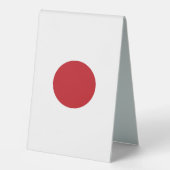 Plaque De Table Drapeau du Japon (Recto)