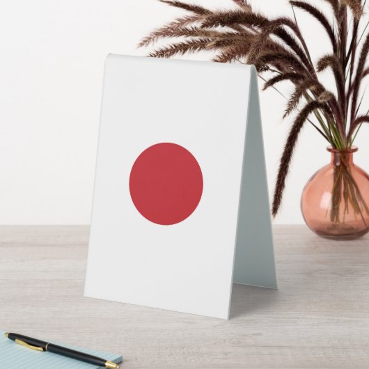 Plaque De Table Drapeau du Japon (En SItu (Tableau))