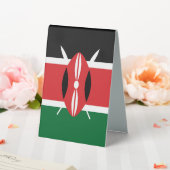 Plaque De Table Drapeau du Kenya (In SItu (Mariage))