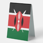 Plaque De Table Drapeau du Kenya (Recto)