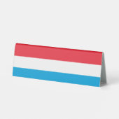 Plaque De Table Drapeau du Luxembourg (Verso)