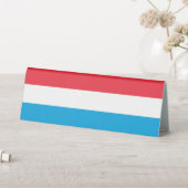 Plaque De Table Drapeau du Luxembourg (En SItu (Tableau))