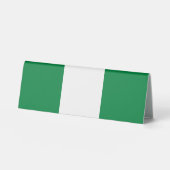 Plaque De Table Drapeau du Nigeria (Recto)