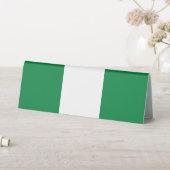 Plaque De Table Drapeau du Nigeria (En SItu (Tableau))