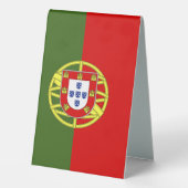 Plaque De Table Drapeau du Portugal (Verso)