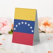 Plaque De Table Drapeau du Venezuela (In SItu (Mariage))