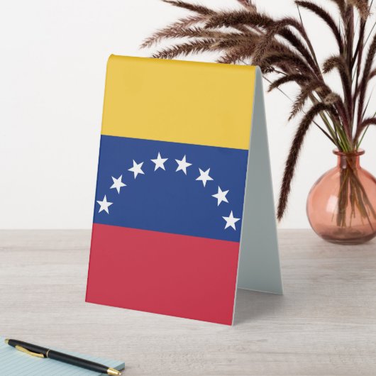 Plaque De Table Drapeau du Venezuela (En SItu (Tableau))