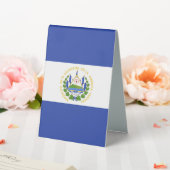 Plaque De Table Drapeau El Salvador (In SItu (Mariage))