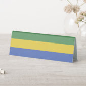 Plaque De Table Drapeau Gabon (En SItu (Tableau))