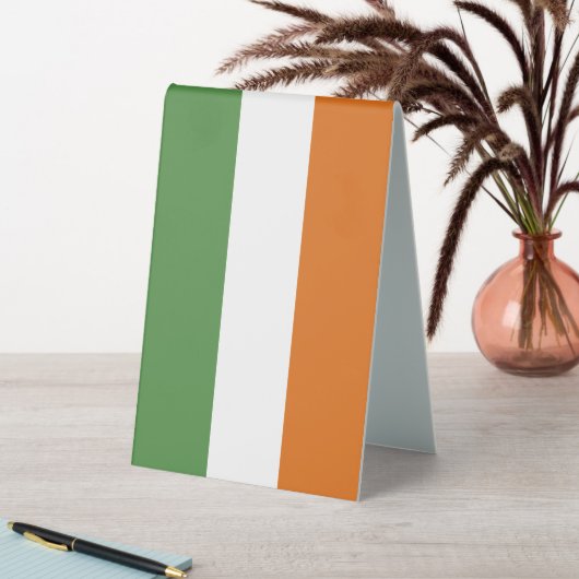 Plaque De Table Drapeau irlandais (En SItu (Tableau))