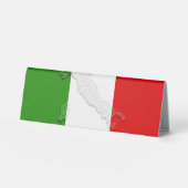 Plaque De Table Drapeau italien (Recto)