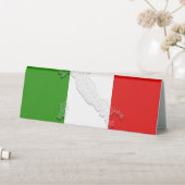 Plaque De Table Drapeau italien (En SItu (Tableau))