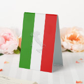 Plaque De Table Drapeau italien (In SItu (Mariage))