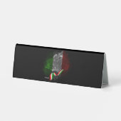 Plaque De Table Drapeau italien (Verso)