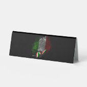 Plaque De Table Drapeau italien (Recto)