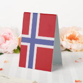 Plaque De Table Drapeau norvégien (In SItu (Mariage))