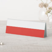 Plaque De Table Drapeau polonais (En SItu (Tableau))