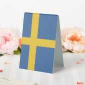 Plaque De Table Drapeau suédois (In SItu (Mariage))