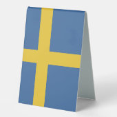 Plaque De Table Drapeau suédois (Recto)