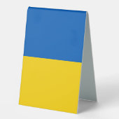 Plaque De Table Drapeau ukrainien (Recto)