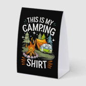 Plaque De Table Drôle C'est Mon Camping Pour Campeur (Recto)