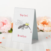 Plaque De Table Drôle dessin d'insecte moustique (In SItu (Mariage))