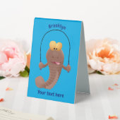 Plaque De Table Drôle sauter boudskipper poisson dessin animé (In SItu (Mariage))