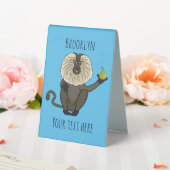 Plaque De Table Drôle singe-singe macaque à queue de lion (In SItu (Mariage))