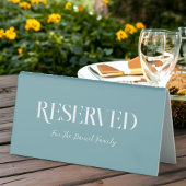 Plaque De Table Dusty Blue