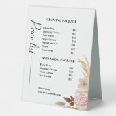 Plaque De Table Dusty Green Minimalist tarif pour la peau (Verso)