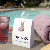 Plaque De Table Easter Drinks Baby Shower  (InVersositu (sur table))