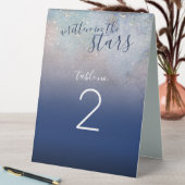 Plaque De Table Écrit dans les étoiles Celestial Navy Galaxy Maria (En SItu (Tableau))