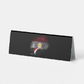 Plaque De Table Egypt flag (Verso)