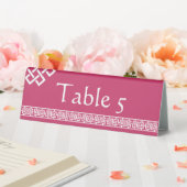 Plaque De Table Élégance Chinoise dans un Porte-Nom Table Tent en (In SItu (Mariage))