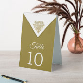 Plaque De Table Élégance dorée (En SItu (Tableau))