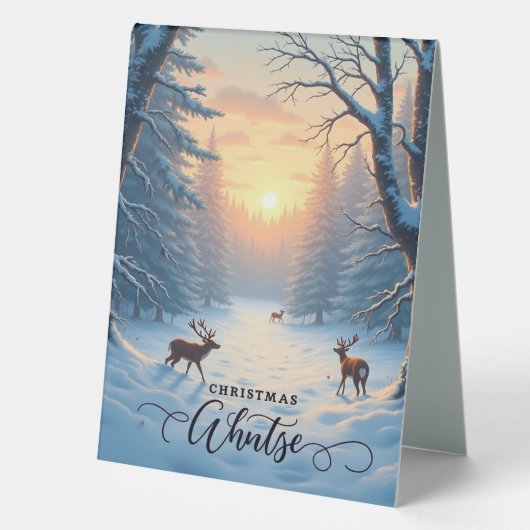 Plaque De Table élégant (Verso)