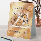 Plaque De Table Élégant 22e anniversaire de Mariage de cuivre (En SItu (Tableau))